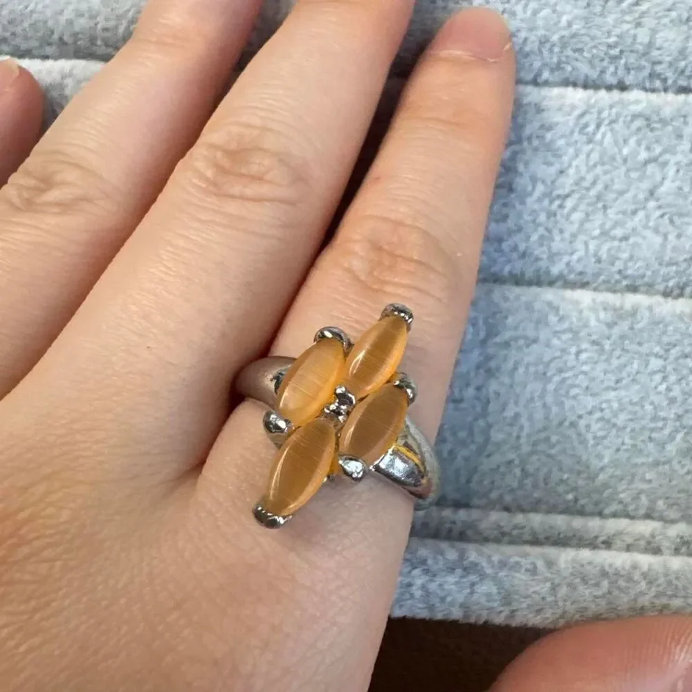 Unbranded Women's Gold and Orange Jewellery